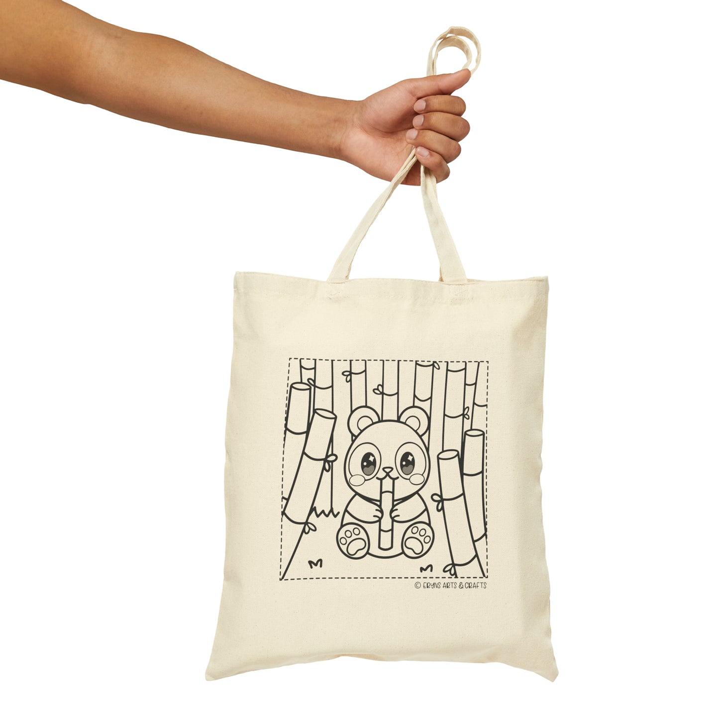 Creative Canvas Collection- Panda Tote