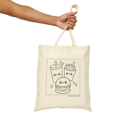 Creative Canvas Collection- Burger Tote