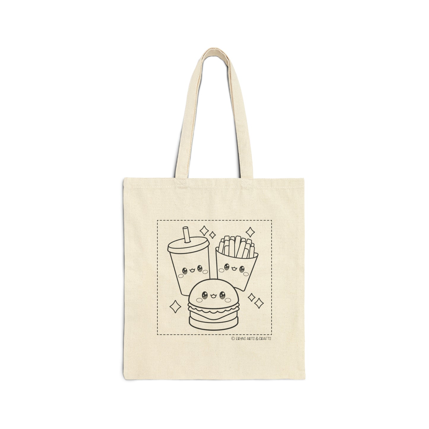 Creative Canvas Collection- Burger Tote