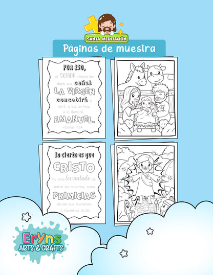 “Tanto Amó Dios al Mundo...”: Libro para Dibujar y Colorear (Spanish Edition)